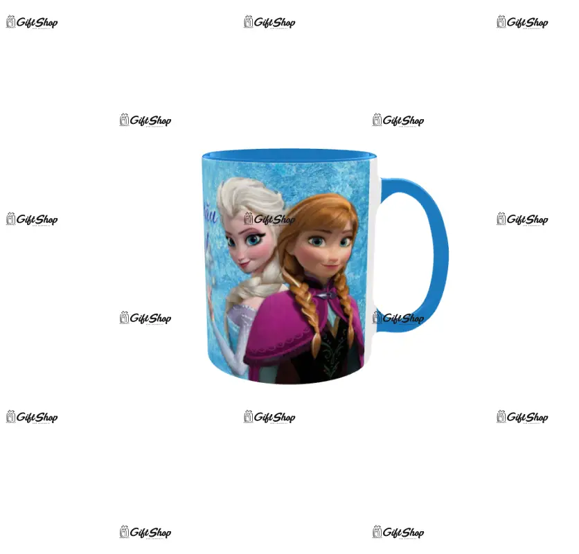 Elsa, frozen, cana personalizata cu poza si text, 330ml, model 3349